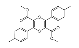 3,6-Di(4-tolyl)-1,4-dithiin-2,5-dicarbonsaeure-dimethylester结构式