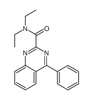 N,N-diethyl-4-phenylquinazoline-2-carboxamide结构式