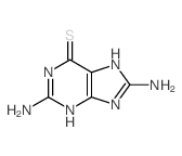 6H-Purine-6-thione,2,8-diamino-1,9-dihydro- picture