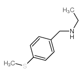 N-[(4-methylsulfanylphenyl)methyl]ethanamine结构式