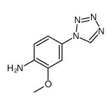 2-methoxy-4-(1H-tetrazol-1-yl)aniline(SALTDATA: FREE) picture