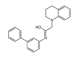 2-(3,4-dihydro-2H-quinolin-1-yl)-N-(3-phenylphenyl)acetamide Structure