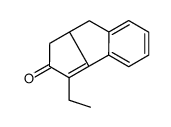 1-ethyl-3a,4-dihydro-3H-cyclopenta[a]inden-2-one结构式