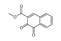 methyl 3,4-dioxonaphthalene-2-carboxylate Structure