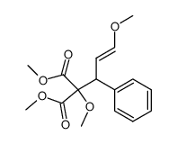 methyl 2-carbomethoxy-2,5-dimethoxy-3-phenyl-(E)-4-pentenoate结构式