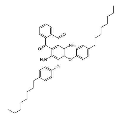 1,4-diamino-2,3-bis(4-octylphenoxy)anthracene-9,10-dione Structure