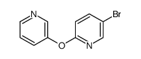 5-BROMO-2-(PYRIDIN-3-YLOXY)PYRIDINE结构式