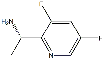 (S)-1-(3,5-difluoropyridin-2-yl)ethanamine结构式