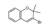 3-bromo-2,2-dimethyl-2H-chromene结构式