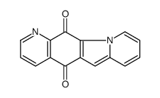 indolizino[2,3-g]quinoline-5,12-dione结构式