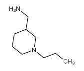 (1-propylpiperidin-3-yl)methanamine结构式