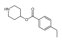 piperidin-4-yl 4-ethylbenzoate结构式