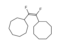 (2-cyclooctyl-1,2-difluoroethenyl)cyclooctane Structure