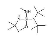 N-[(ditert-butylamino)-methoxy-(methylamino)silyl]-2-methylpropan-2-amine结构式