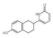6-(6-hydroxytetralin-2-yl)-1H-pyridin-2-one Structure