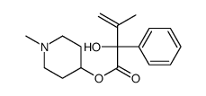 α-(1-Methylethenyl)-α-hydroxybenzeneacetic acid 1-methyl-4-piperidyl ester结构式