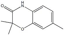 2,2,7-三甲基-2H-苯并[B][1,4]噁嗪-3(4H)-酮结构式