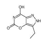 3-ethyl-2H-pyrazolo[3,4-e][1,3]oxazine-5,7-dione结构式