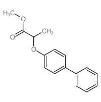 methyl 2-(4-phenylphenoxy)propanoate Structure