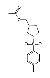 (1-tosyl-2,5-dihydro-1H-pyrrol-3-yl)methyl acetate结构式