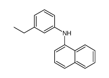 N-(3-Ethylphenyl)naphthalen-1-amine structure