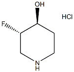 (3R,4R)-rel-3-Fluoro-4-piperidinol hydrochloride picture