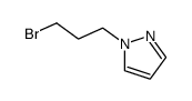 1-(3-bromopropyl)pyrazole结构式