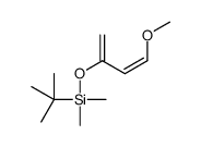 反式-3-(叔丁基二甲基甲硅烷氧基)-1-甲氧基-1,3-丁二烯结构式