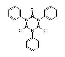 2.4.6-TRICHLORO-1.3.5-TRIPHENYLBORAZINE Structure