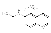 N-Ethyl-5-nitroquinolin-6-amine Structure
