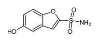 5-Hydroxy-2-sulfamoylbenzo[b]furan Structure