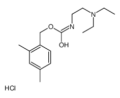 2-[(2,4-dimethylphenyl)methoxycarbonylamino]ethyl-diethylazanium,chloride Structure