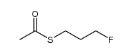 S-3-fluoropropyl ethanethioate Structure