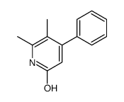 5,6-dimethyl-4-phenyl-1H-pyridin-2-one Structure