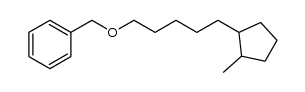 (((5-(2-methylcyclopentyl)pentyl)oxy)methyl)benzene Structure