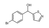 (4-bromophenyl)-(1,2-thiazol-5-yl)methanol结构式