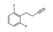 3-(2,6-difluoro-phenyl)propionitrile Structure