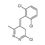 6-chloro-4-(2,6-dichlorobenzylidene)-3-methyl-4,5-dihydropyridazine Structure