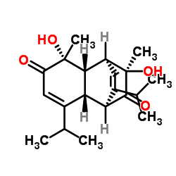 3,10-Dihydroxydielmentha-5,11-diene-4,9-dione structure