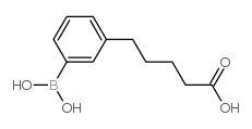 5-(3-Boronophenyl)pentanoic acid Structure