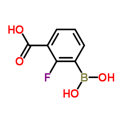 3-(Dihydroxyboryl)-2-fluorobenzoic acid picture
