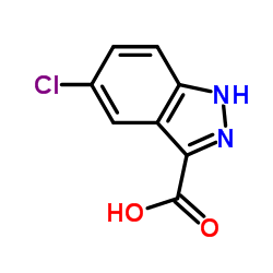5-Chloro-3-indazolecarboxylic acid Structure