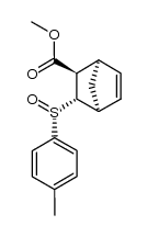 (+)-(R)S-p-tolylsulfinyl-3 (1R,2R,3S,4S) bicyclo(2.2.1)heptene-5 carboxylate de methyle-2结构式