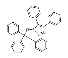 4,5-diphenyl-1-trityloxytriazole结构式