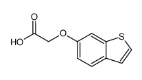 benzo[b]thiophen-6-yloxy-acetic acid结构式