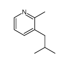 Pyridine, 2-methyl-3-(2-methylpropyl)- (9CI)结构式