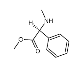 methyl (2S)-(methylamino)(phenyl)acetate结构式