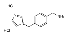 1-[4-(1H-IMIDAZOL-1-YLMETHYL)PHENYL]METHANAMINE structure