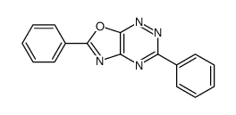 3,6-diphenyl-[1,3]oxazolo[4,5-e][1,2,4]triazine Structure