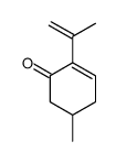 5-methyl-2-prop-1-en-2-ylcyclohex-2-en-1-one Structure